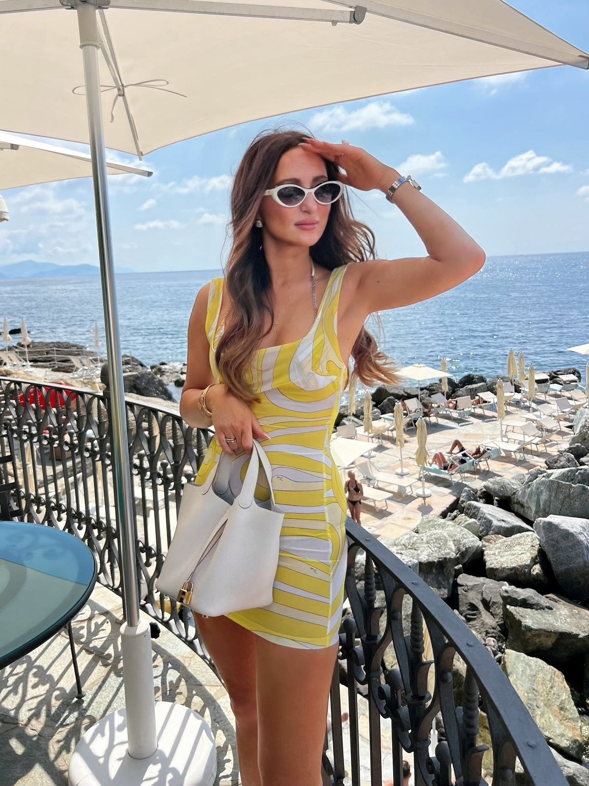 Sophia geometrisches Bikini-Set, 3-teilig