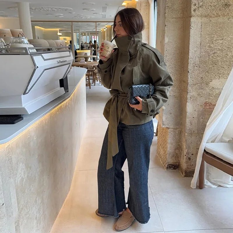 Sophia Belted Trench Coat
