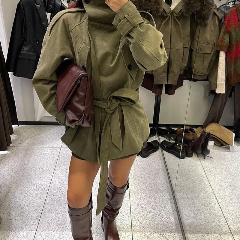 Sophia Belted Trench Coat