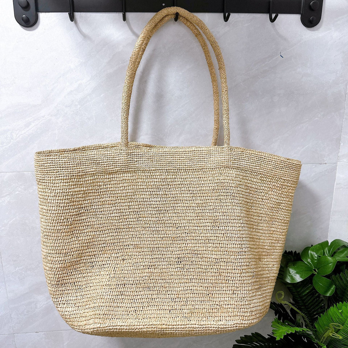 Sophia handgeflochtene Rattan-Tote