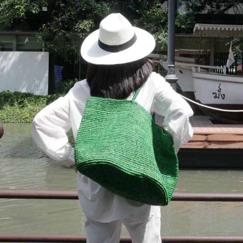 Sophia handgeflochtene Rattan-Tote