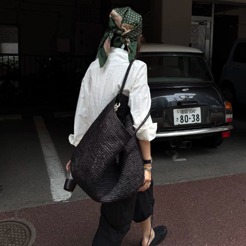 Sophia handgeflochtene Rattan-Tote