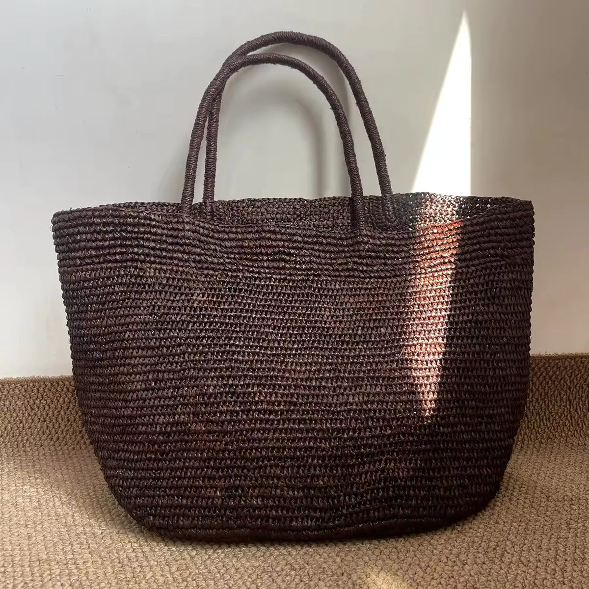 Sophia handgeflochtene Rattan-Tote