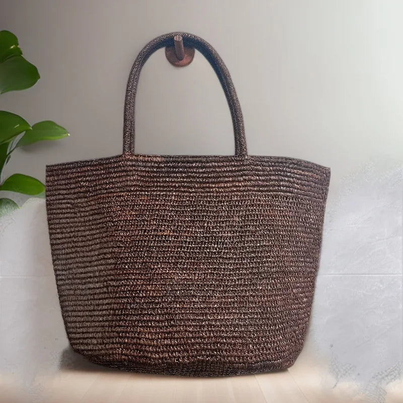 Sophia handgeflochtene Rattan-Tote