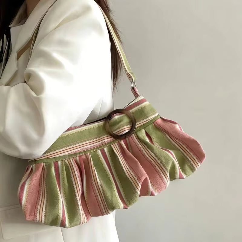 Sophia gestreifte Schultertasche