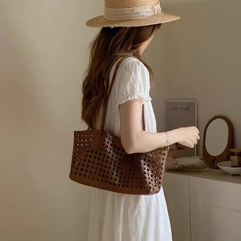 Sophia Geflochtene Schultertasche