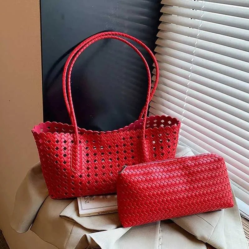 Sophia Geflochtene Schultertasche