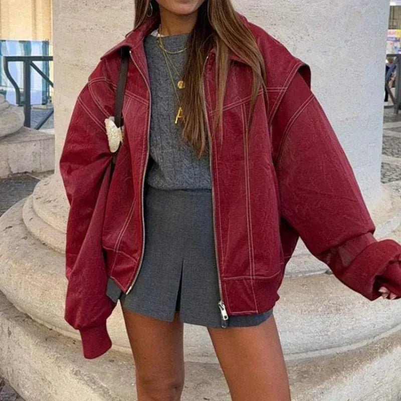 Sophia Jacke mit Reißverschluss und Reverskragen