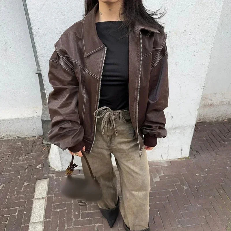 Sophia Jacke mit Reißverschluss und Reverskragen