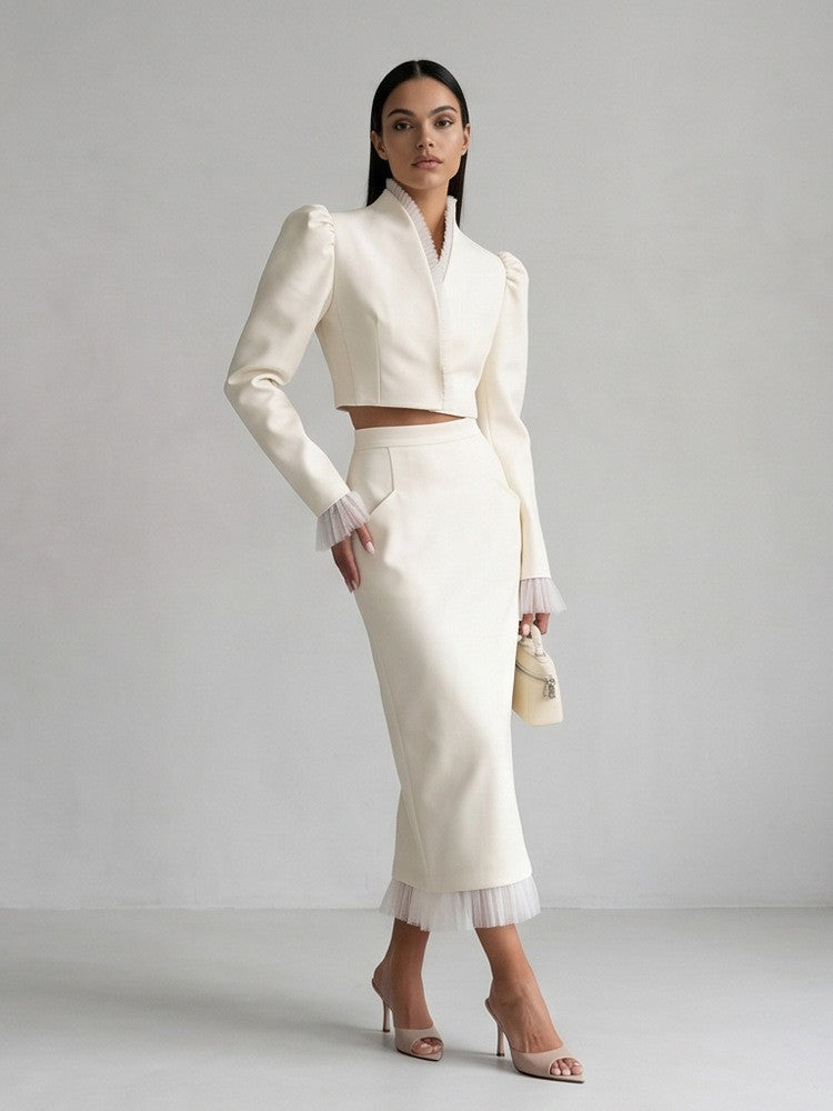 Dalia Set aus kurzer Jacke und Rock