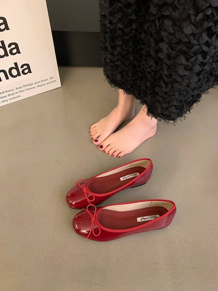 Suzette Ballerinas mit Schleife