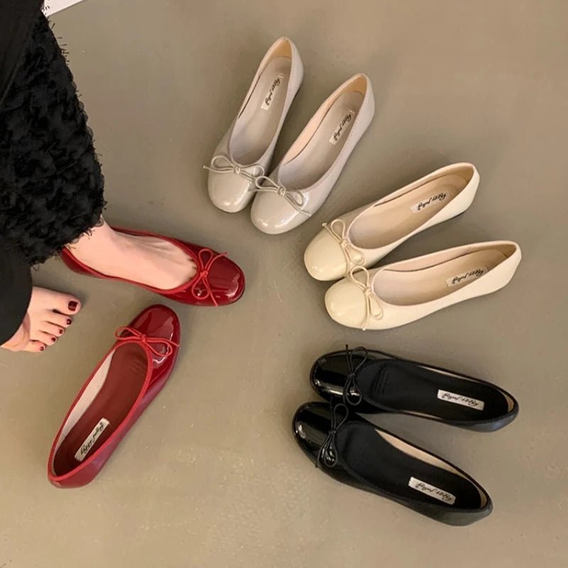 Suzette Ballerinas mit Schleife