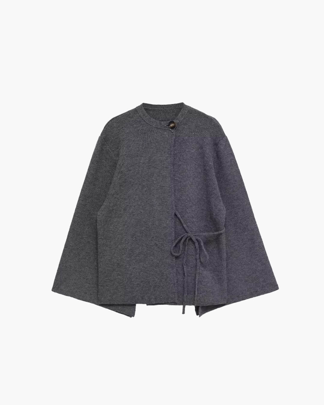 Suzette Cardigan mit Fledermausärmeln und Schlitz