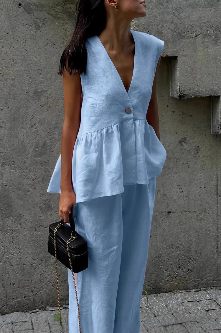 Sydney Set aus Rüschenweste und Hose
