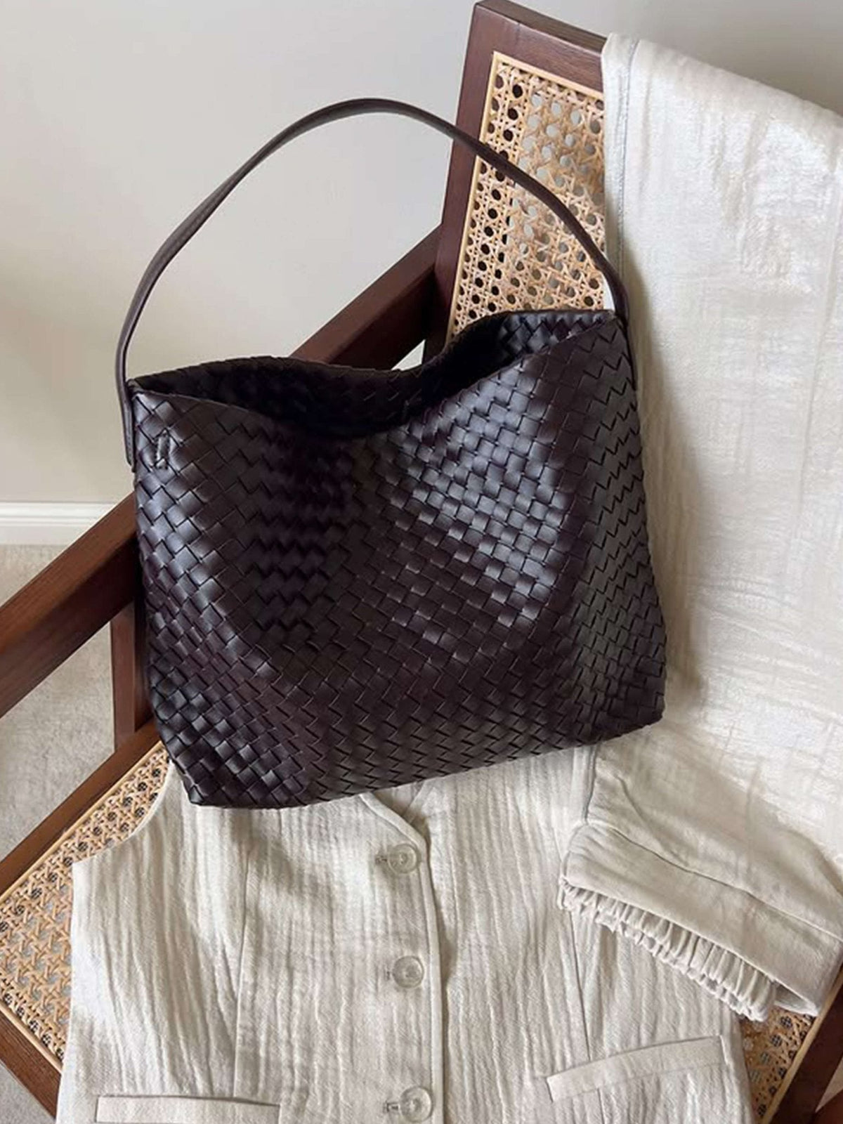 Sylvia Geflochtene Tote-Bag