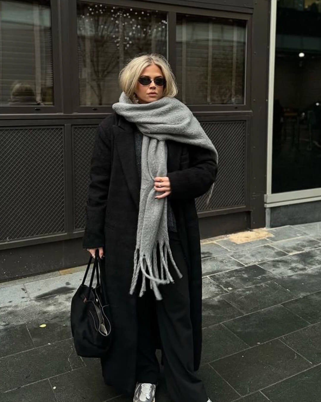 Tanya Winter-Schal mit Fransen