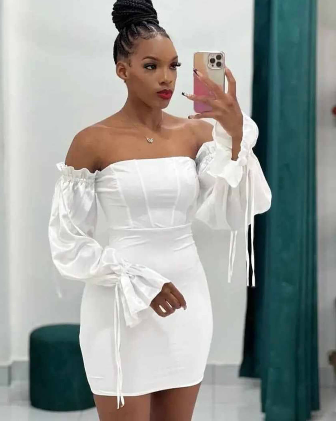 Teresa Drawstring Dress