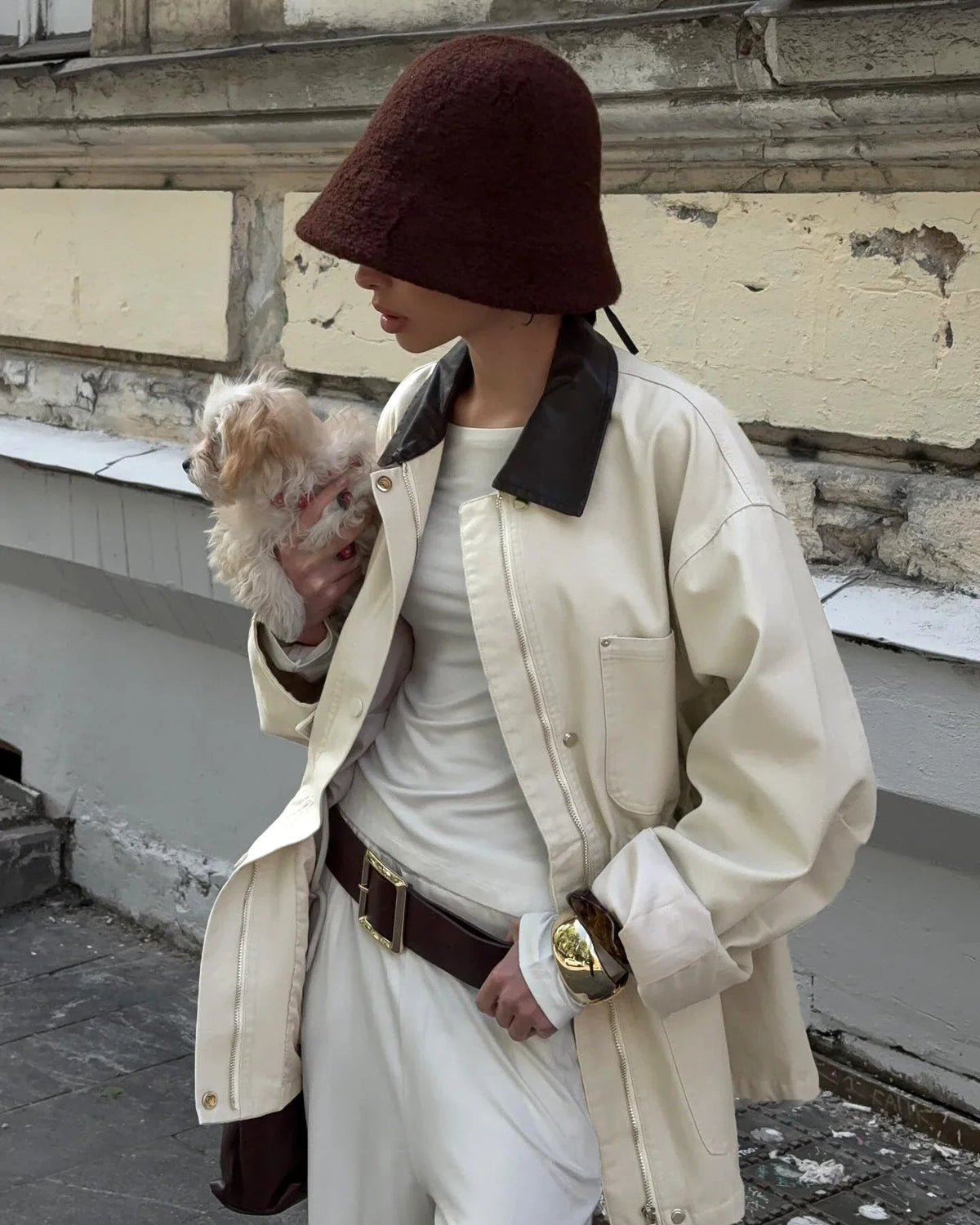 Therese Oversize-Jacke mit Kordelzug