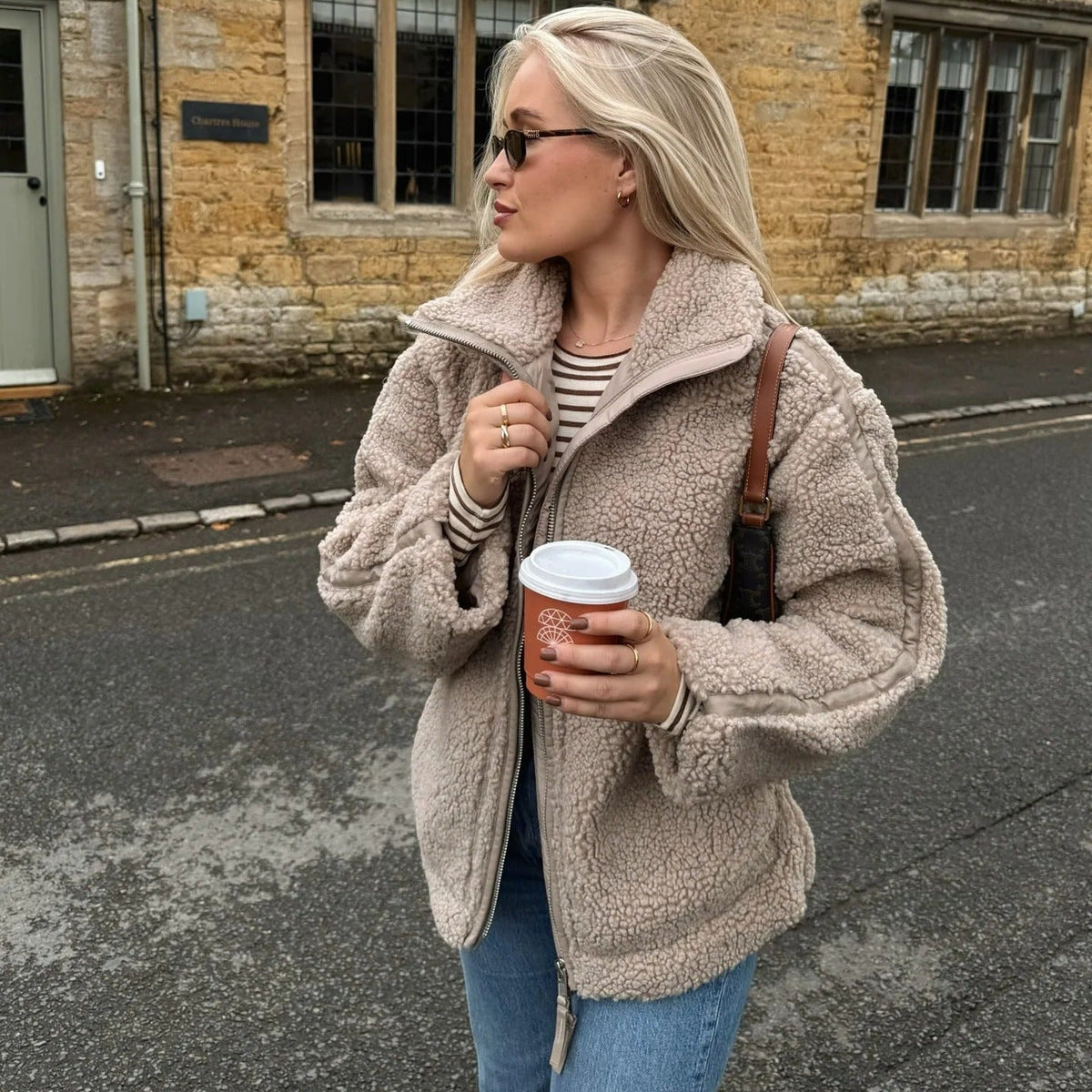 Tidy Teddyjacke mit Reißverschluss