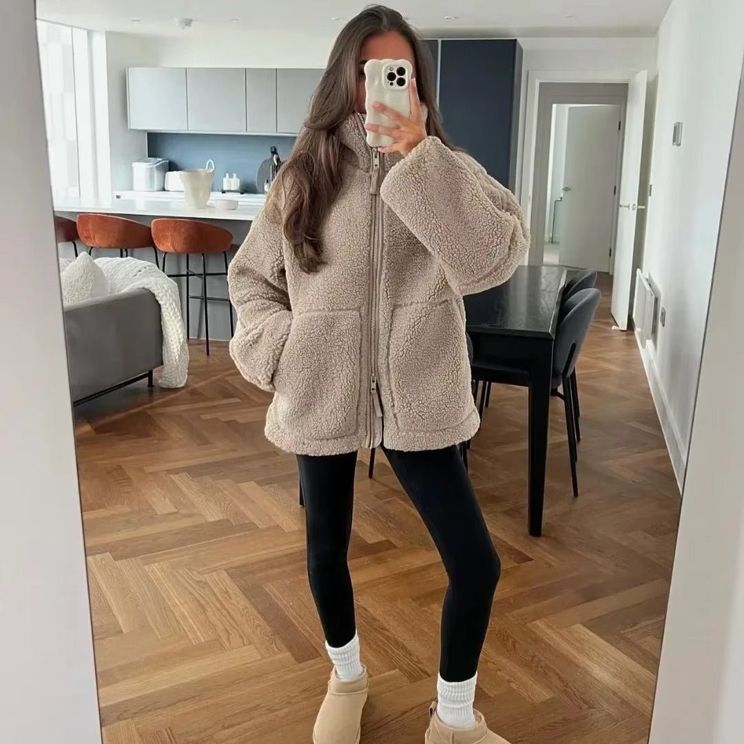 Tidy Teddyjacke mit Reißverschluss