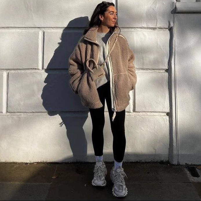 Tidy Teddyjacke mit Reißverschluss