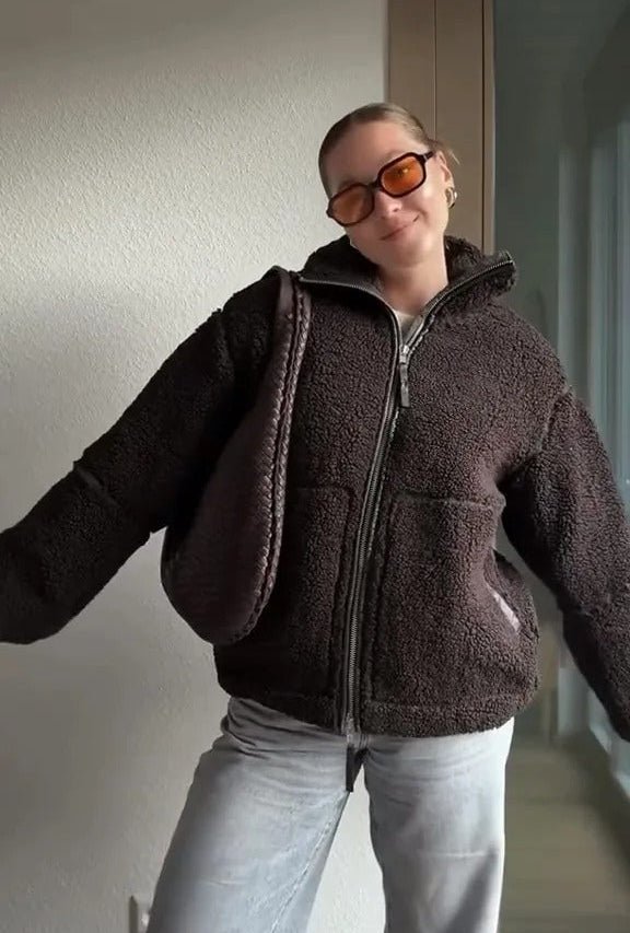 Tidy Teddyjacke mit Reißverschluss