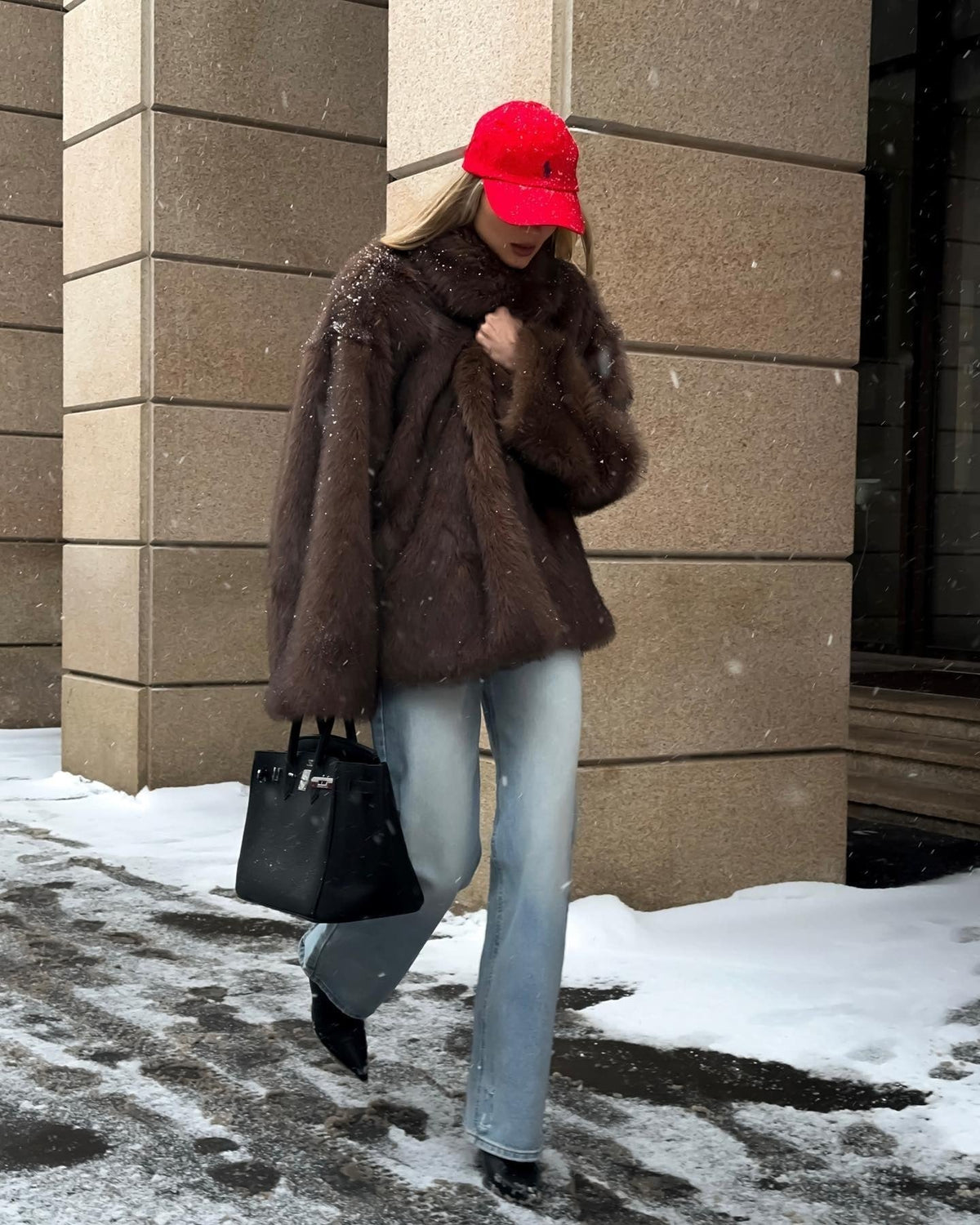 Tilda Kunstpelzmantel