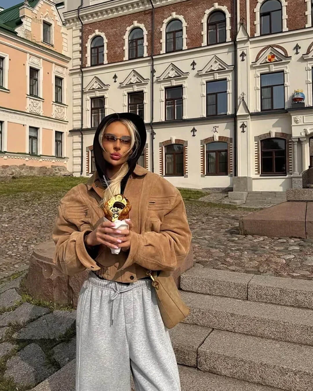 Trisha Wildlederjacke mit Revers