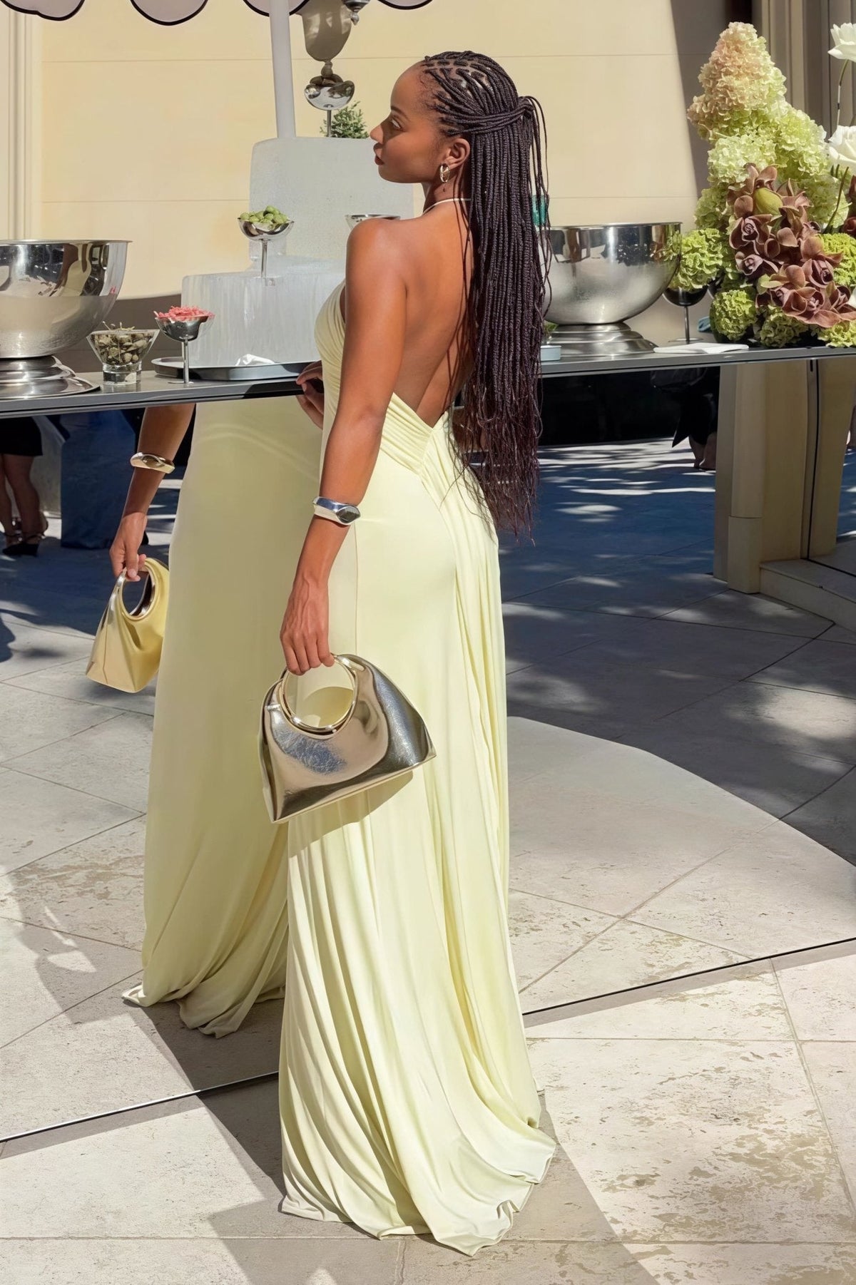 Valentina Meerjungfrauen-Maxikleid mit Neckholder