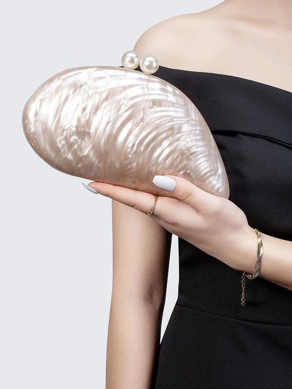 Valentina Shell-Shaped Clutch Purse