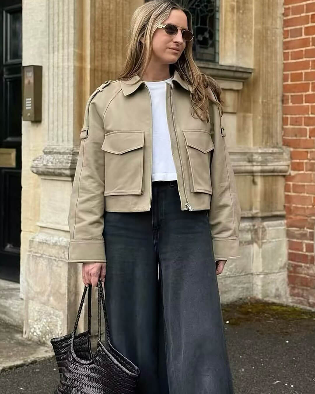 Valeria Kurze Jacke mit Taschen