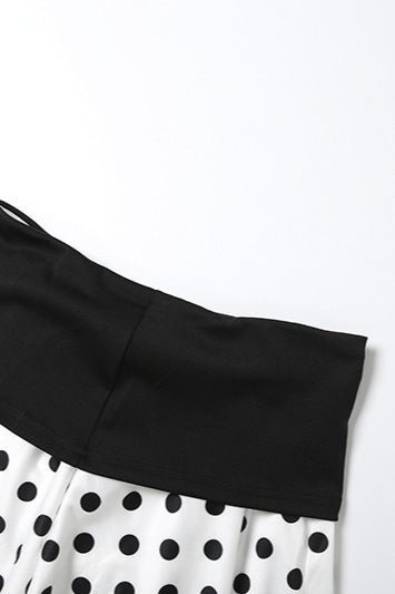 Verity Crop-Set mit Neckholder und Polka-Dots