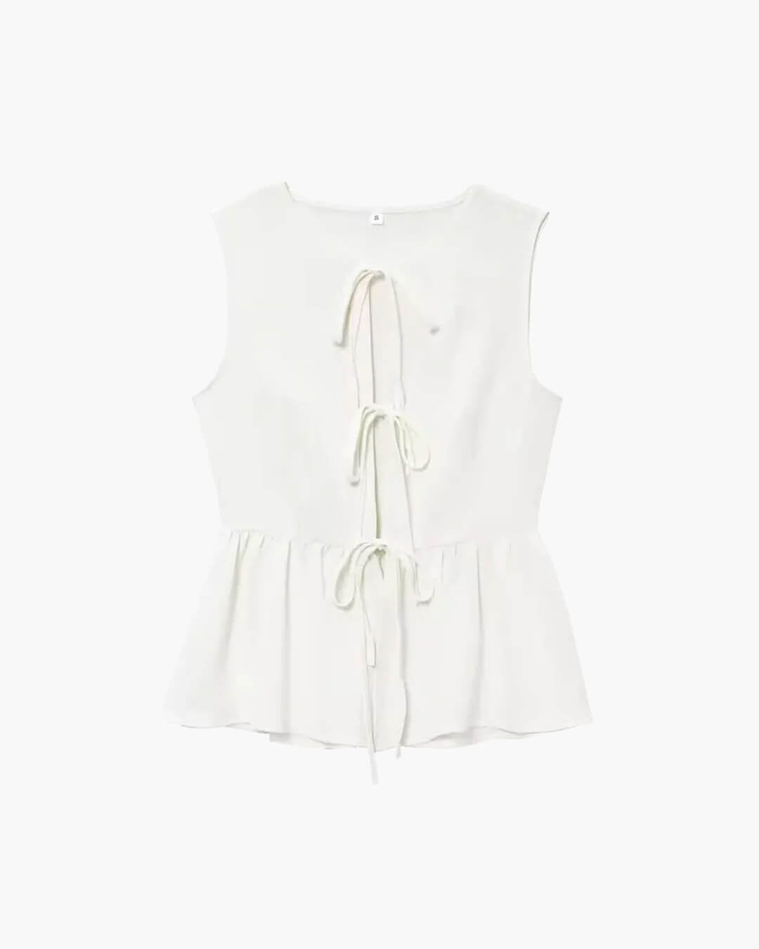 Vianne zweiteiliges Set aus Weste mit Bindeband und Hose