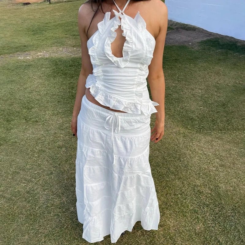 Yasmine Zweiteiliges Set mit Rüschen