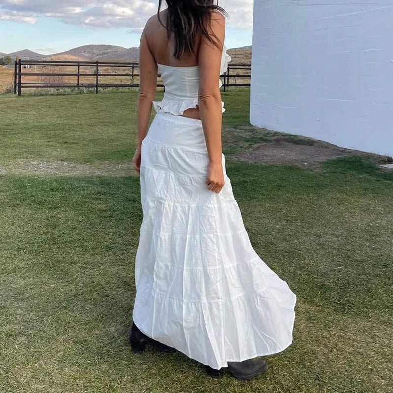 Yasmine Zweiteiliges Set mit Rüschen