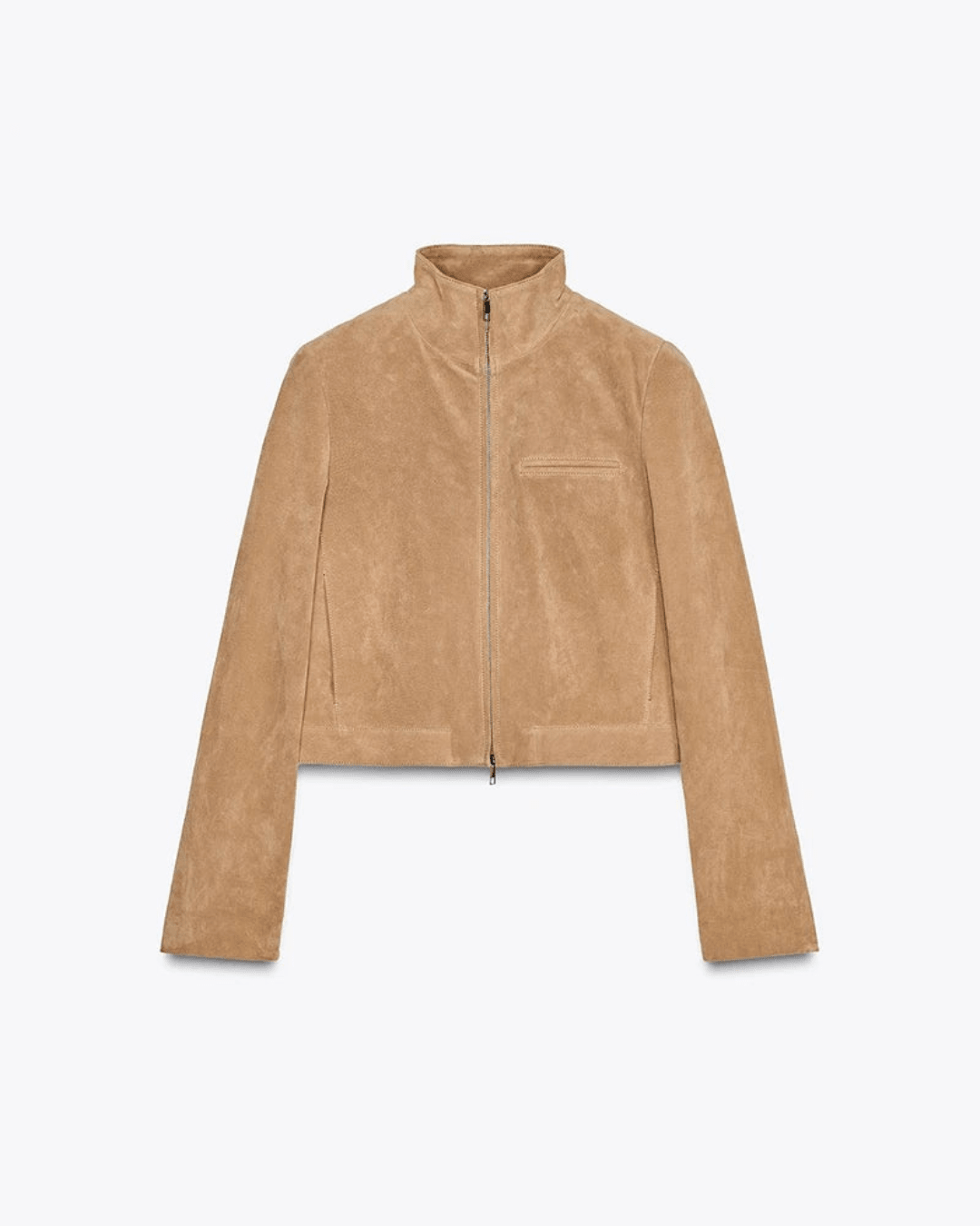 Yza Kurze Bomberjacke aus Wildleder