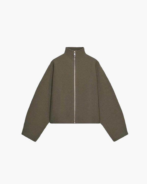 Zarina kurze Jacke mit Reißverschluss