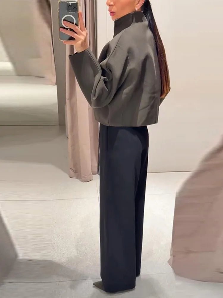 Zarina kurze Jacke mit Reißverschluss