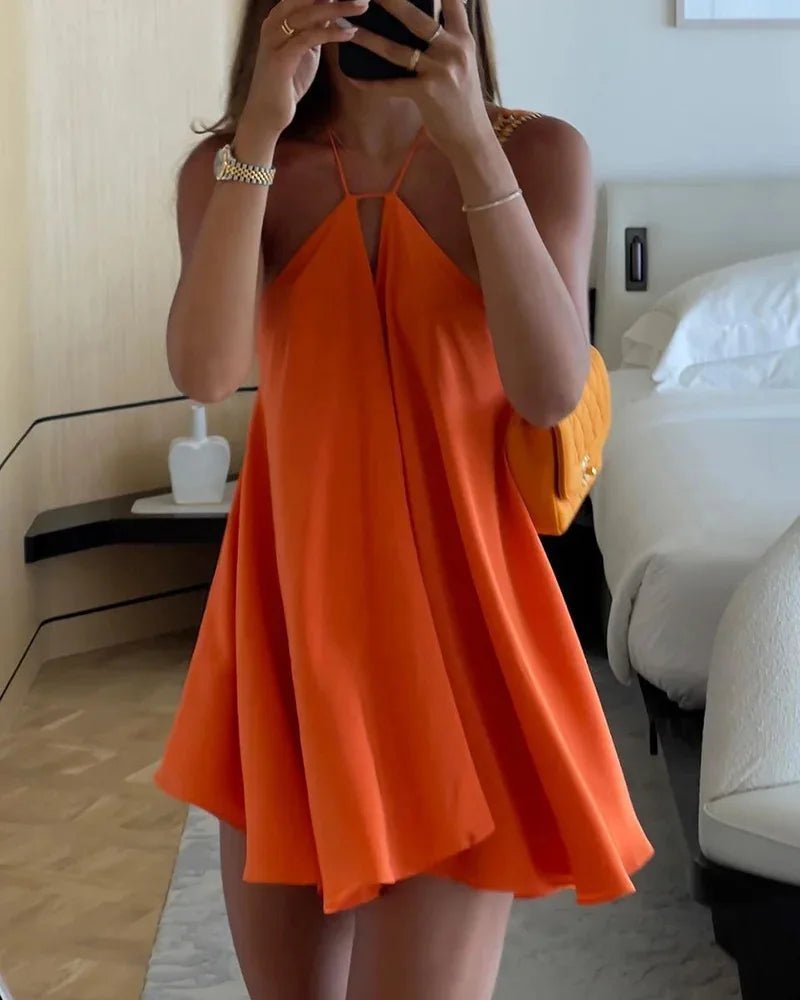 Zinnia Sommerkleid mit schulterfreiem Ausschnitt und Cut-outs