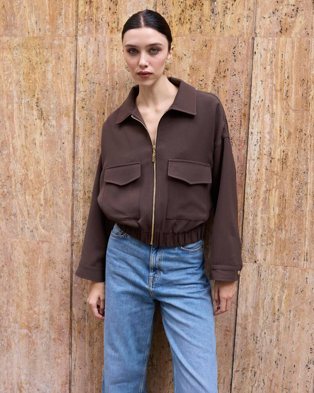 Zoey Jacke mit Reißverschluss und Taschen