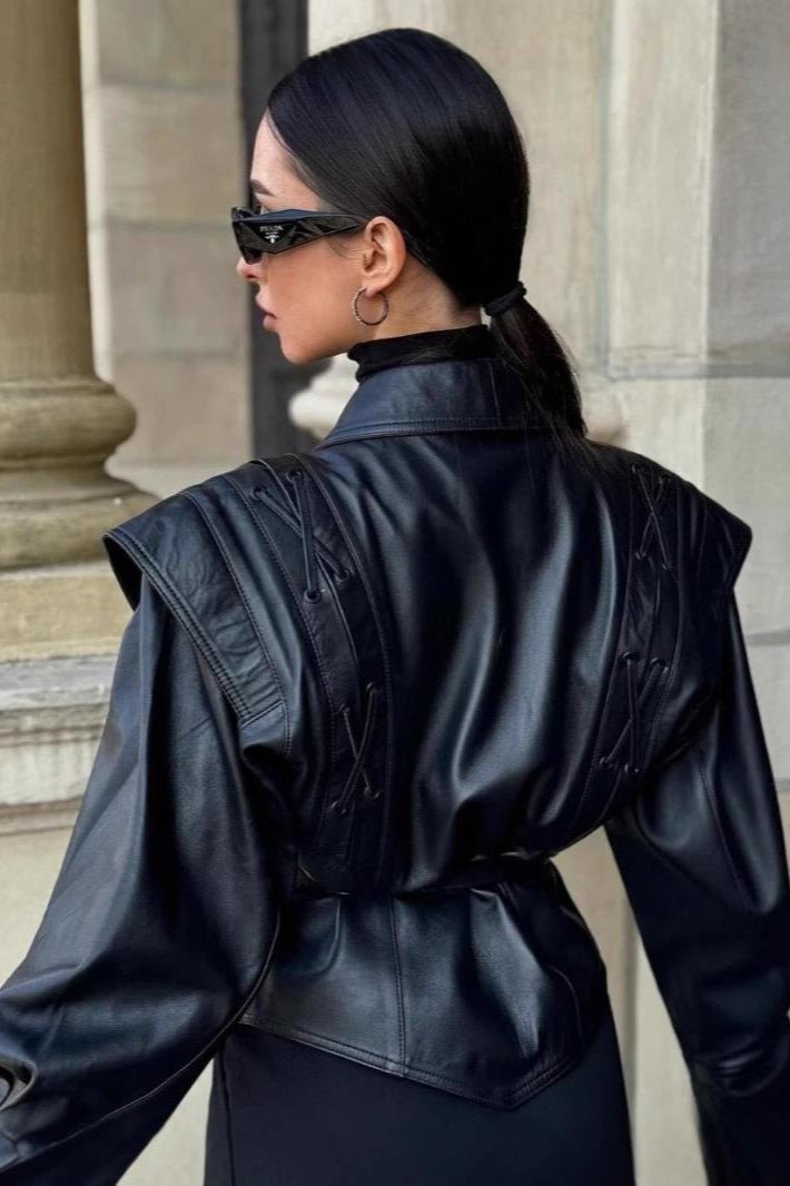 Zyra Biker-Lederjacke